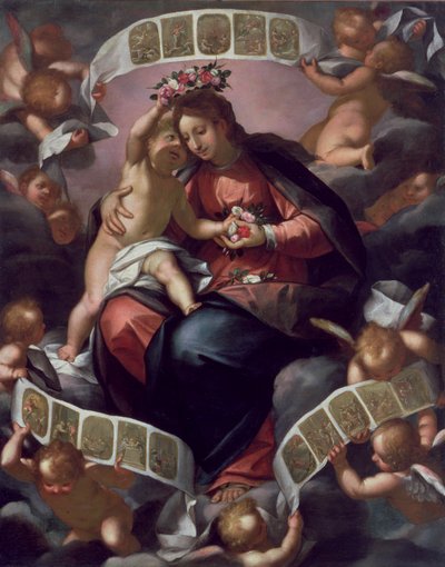 Madonna of the Rosary by Giovanni Battista Paggi